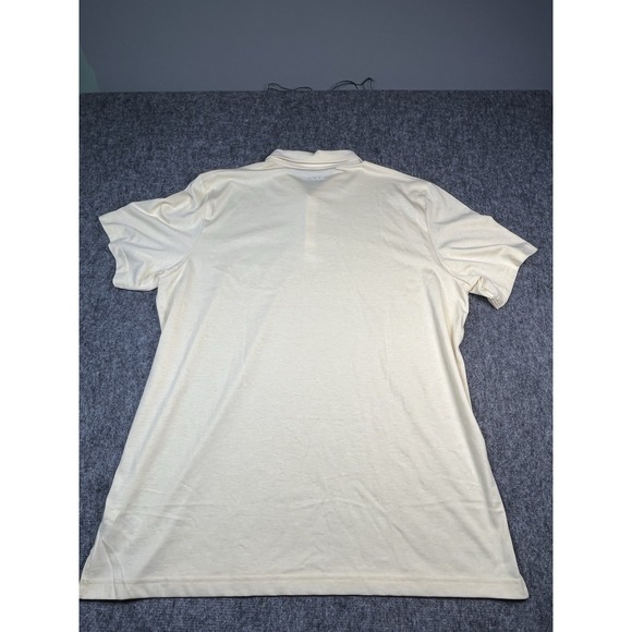 Travis Mathew The Zinna NL Golf‎ Polo Shirt Men 3XL Pale Banana Pima Blend New - Picture 4 of 11